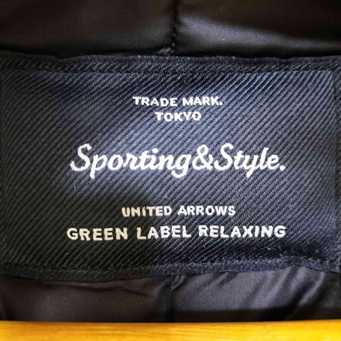 ユナイテッドアローズグリーンレーベルリラクシング UNITED ARROWS green label relaxing CB ハッスイ マウンテンダウン コート LONG レディース JPN:38