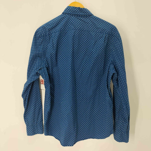 ノーティカ NAUTICA ワンポイントロゴ刺繍 BD L/S 総柄シャツ メンズ import:L