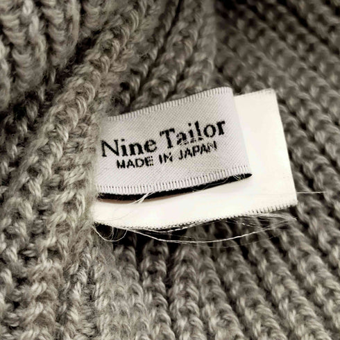 ナインテイラー Nine Tailor アクリルコットン ニット帽 メンズ