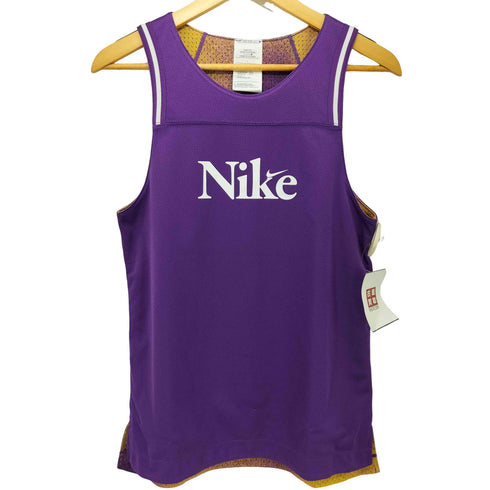 ナイキ NIKE ロゴプリント メッシュ リバーシブル タンクトップ レディース