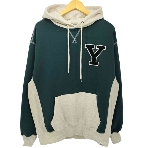 ヤーレ YALE Y SYMBOL HOODIE GREEN BLUE メンズ JPN:3