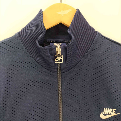 ナイキ NIKE 80S 紺タグ 日本製 ロゴ刺繍 メッシュトラックジャケット メンズ JPN:M