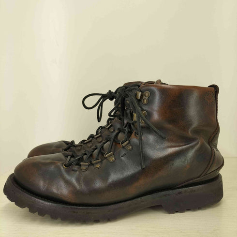 ブッテロ BUTTERO イタリア製 SIDEZIP MOUNTAIN BOOTS トレッキング ブーツ メンズ EUR:43