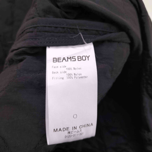 ビームスボーイ BEAMS BOY 23AW キルティング ノースリーブ ワンピース レディース FREE