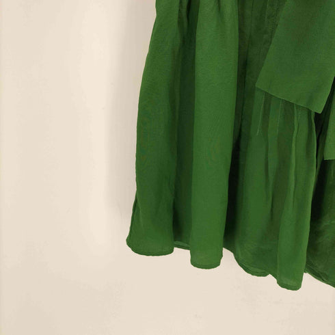 メルローズ MELROSE シルク100 リボンタンクトップ レディース