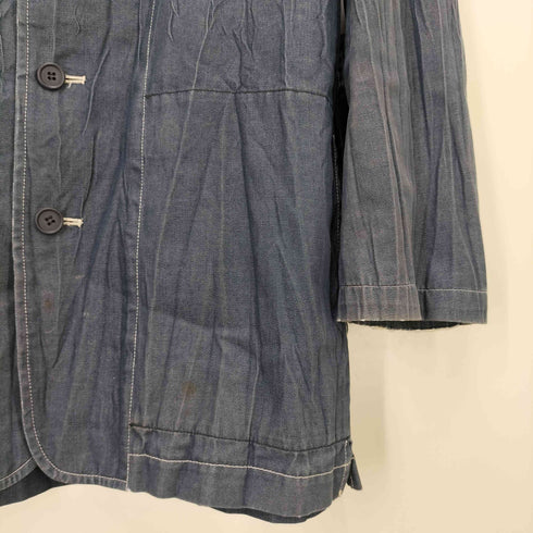 イッセイミヤケメン ISSEY MIYAKE MEN 02SS ウォッシャブル シワ加工 4B デニム ジャケット メンズ JPN:3