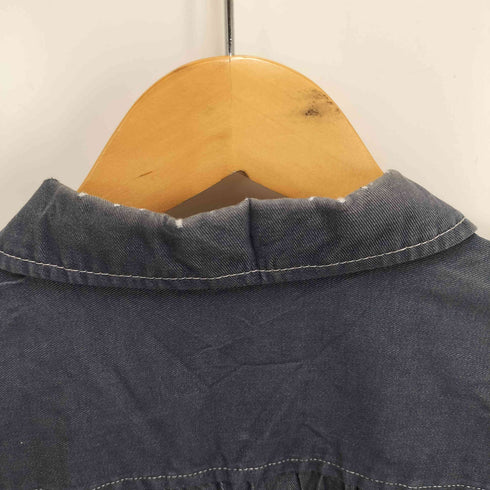 イッセイミヤケメン ISSEY MIYAKE MEN 02SS ウォッシャブル シワ加工 4B デニム ジャケット メンズ JPN:3