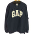 ギャップ Gap 24SS ORI ARCH CREW TAPESTRY NAVY デカロゴ 刺繍 スウエット メンズ JPN:XL
