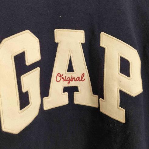 ギャップ Gap 24SS ORI ARCH CREW TAPESTRY NAVY デカロゴ 刺繍 スウエット メンズ JPN:XL