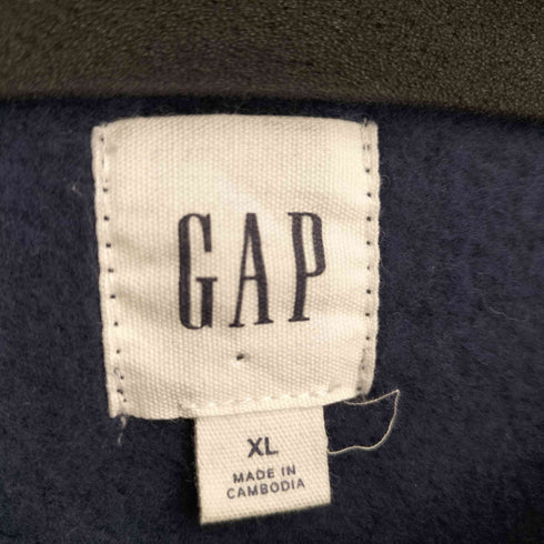ギャップ Gap 24SS ORI ARCH CREW TAPESTRY NAVY デカロゴ 刺繍 スウエット メンズ JPN:XL