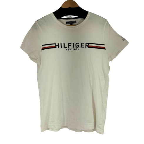 トミーヒルフィガー TOMMY HILFIGER プリントクルーネックTシャツ メンズ JPN:S