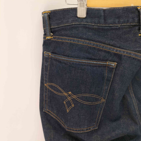 ダブルアールエルラルフローレン RRL RALPH LAUREN LOW STRAIGHT ボタンフライ インディゴストレートデニム メンズ 34x32