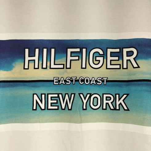 トミーヒルフィガー TOMMY HILFIGER オーガニックコットン プリントクルーネックTシャツ メンズ JPN:S