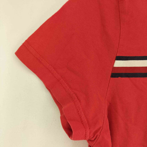 トミーヒルフィガー TOMMY HILFIGER オーガニックコットン プリントクルーネックTシャツ レディース JPN:XS