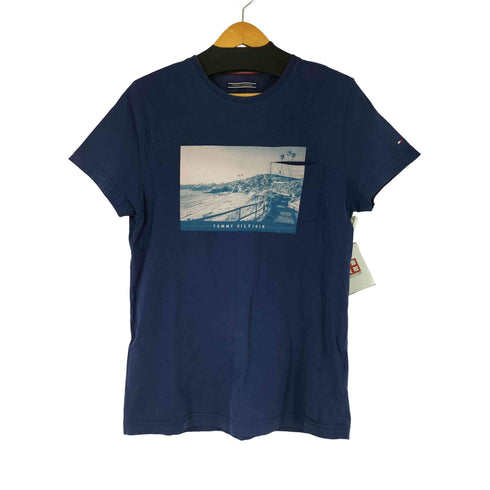 トミーヒルフィガー TOMMY HILFIGER プリントクルーネックTシャツ メンズ JPN:S