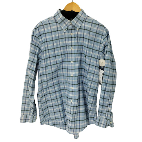 ラルフローレン RALPH LAUREN CLASSIC FIT スモールポニー刺繍 バンドカラー オーバーサイズチェックシャツ メンズ 4XL