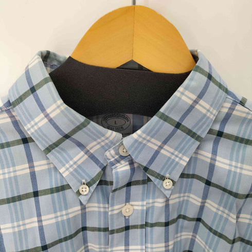 ラルフローレン RALPH LAUREN CLASSIC FIT スモールポニー刺繍 バンドカラー オーバーサイズチェックシャツ メンズ 4XL