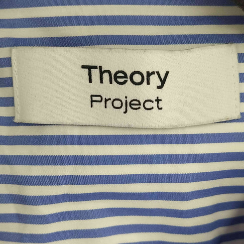 セオリー theory Project オープンカラーストライプパターン長袖シャツ メンズ JPN:S