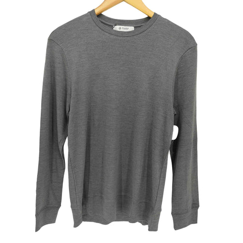 ナノユニバース NANO universe シルクスムースクルーネックカットソー メンズ JPN:M