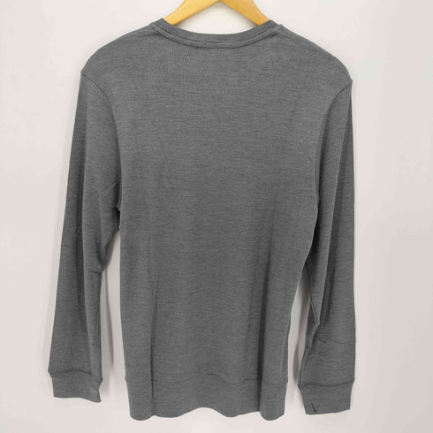 ナノユニバース NANO universe シルクスムースクルーネックカットソー メンズ JPN:M