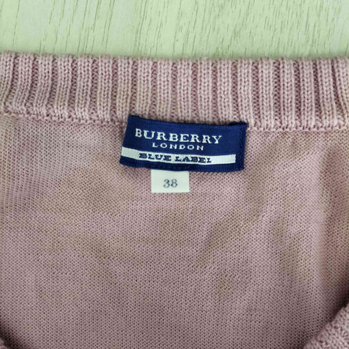 バーバリーブルーレーベル BURBERRY BLUE LABEL クロップドカーディガン レディース 38