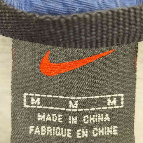 ナイキ NIKE 90S 赤黒タグ スウッシュ 刺繍 ナイロン コーチジャケット メンズ import:M