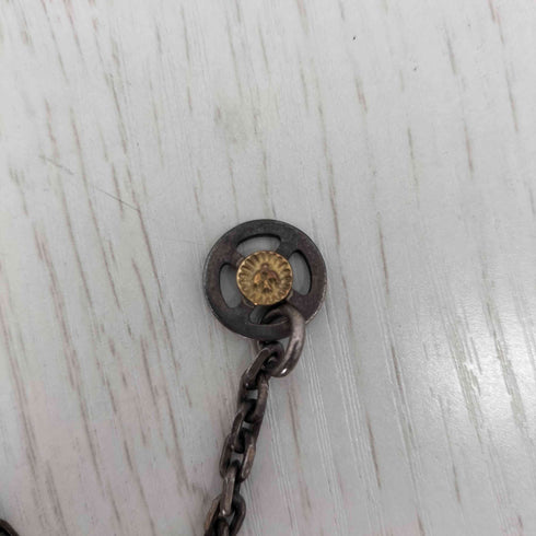 WING ROCK 金メタル付き イーグルクロー 左向き フェザー L ネックレス メンズ