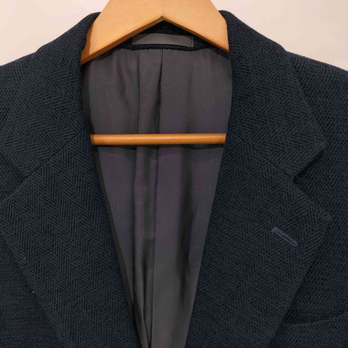 バーバリーズ BURBERRYS 80-90S ヘリンボーン 2B シングルテーラードジャケット メンズ 90-78-165 A4