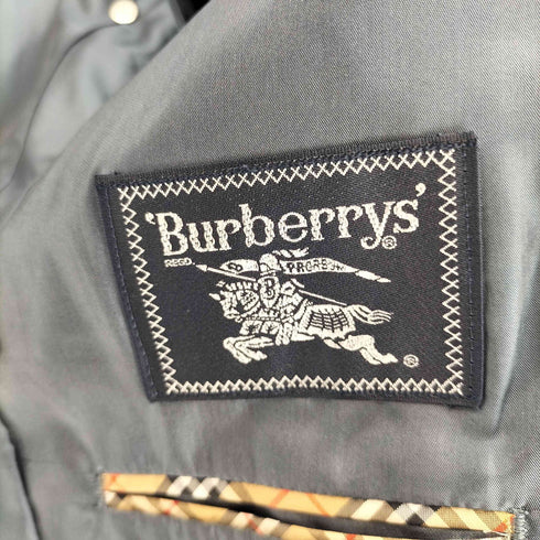 バーバリーズ BURBERRYS 80-90S ヘリンボーン 2B シングルテーラードジャケット メンズ 90-78-165 A4