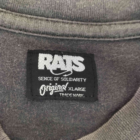 ラッツ RATS プリントクルーネックTシャツ メンズ
