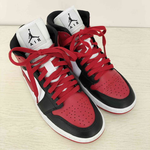 ジョーダンブランド JORDAN BRAND WMNS AIR JORDAN 1 MID BRED TOE レディース JPN:24.5