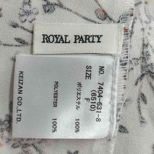 ロイヤルパーティー ROYAL PARTY 2WAYフラワープリントブラウス レディース FREE