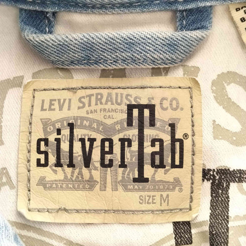 リーバイス Levis silver tab シルバータブ オーバーサイズ デニムトラッカージャケット メンズ JPN:M