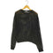 ザラ ZARA クルーネック ロングスリーブ メッシュ ニット Tシャツ メンズ import:M