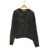 ザラ ZARA クルーネック ロングスリーブ メッシュ ニット Tシャツ メンズ import:M