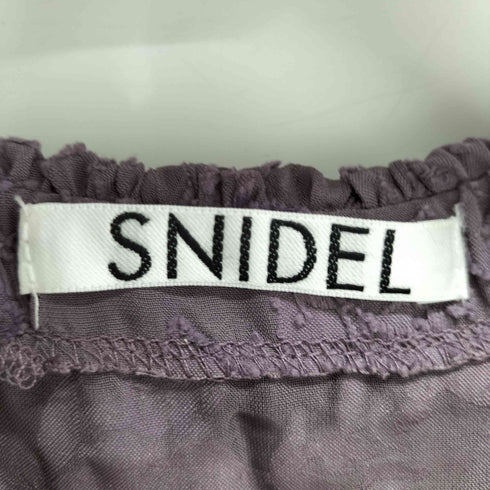スナイデル snidel ボリュームフリルジャガードドレス レディース JPN:1