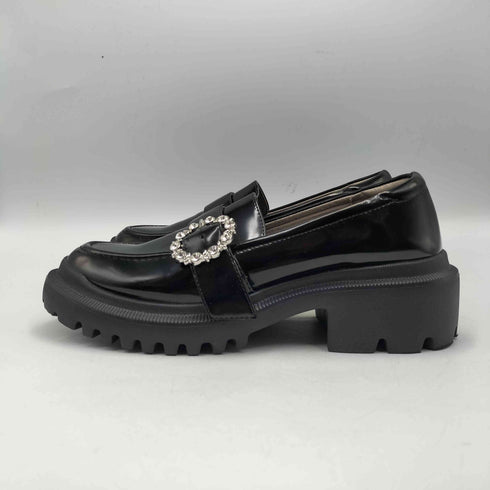 オリエンタルトラフィック ORiental TRaffic 24AW 厚底 ビジュー ローファー レディース JPN:36