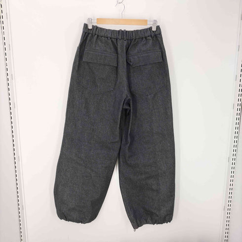 AAKAM ワイド バギー ジョガーデニムパンツ メンズ
