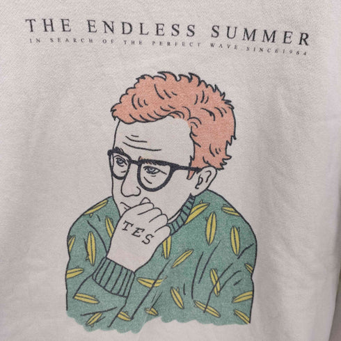 エンドレスサマー The Endless Summer フロントプリンント 裏起毛 スウェット トレーナー メンズ import:M