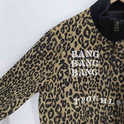 ヒステリックグラマー HYSTERIC GLAMOUR レオパード柄 BLANKプリント タンカースジャケット メンズ JPN:L