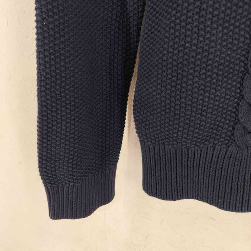 トミーヒルフィガー TOMMY HILFIGER クルーネック編み込みニット メンズ import:S
