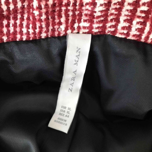 ザラマン ZARA MAN グレンチェック チェスターコート メンズ JPN:XL