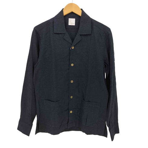 マリアサンタンジェロ Maria Santangelo 別注 OVER SHIRTS メルトン 2ポケット シャツ ジャケット メンズ 38