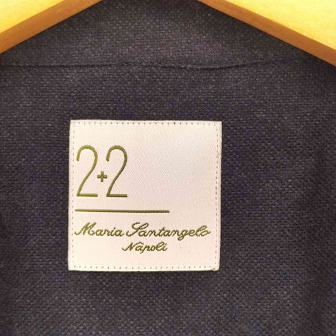 マリアサンタンジェロ Maria Santangelo 別注 OVER SHIRTS メルトン 2ポケット シャツ ジャケット メンズ 38