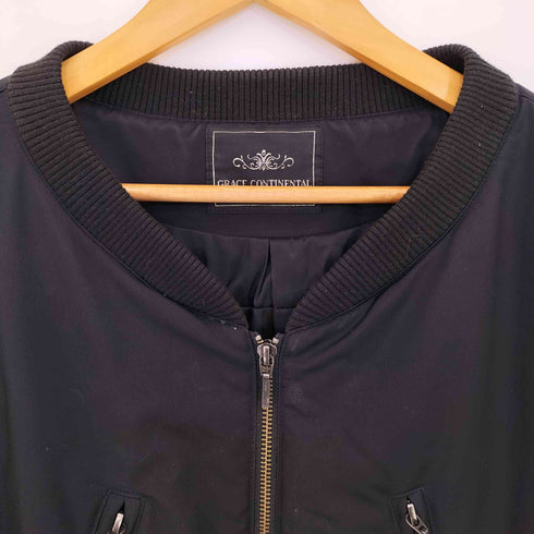 グレースコンチネンタル GRACE CONTINENTAL バックギャザー ショート丈 MA-1 フライトジャケット レディース 36