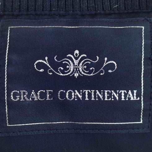 グレースコンチネンタル GRACE CONTINENTAL バックギャザー ショート丈 MA-1 フライトジャケット レディース 36