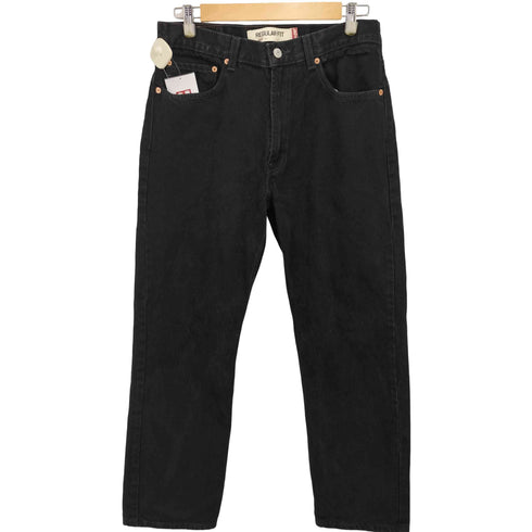 リーバイス Levis 505 REGULAR FIT ジップフライ ブラック デニム パンツ メンズ W34 L30