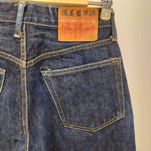 BIBI JEANS 備美藍洋袴 331XX セルビッチ ボタンフライ デニム パンツ メンズ 28