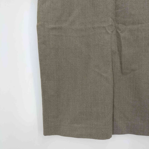 マックスマーラ MAX MARA イタリア製 白タグ バックスリット ウールタイトスカート レディース DE:38