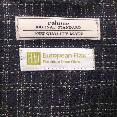ジャーナルスタンダードレリューム JOURNAL STANDARD relume 24SS EUROPEAN FLAX トラッカー ジャケット メンズ import:L